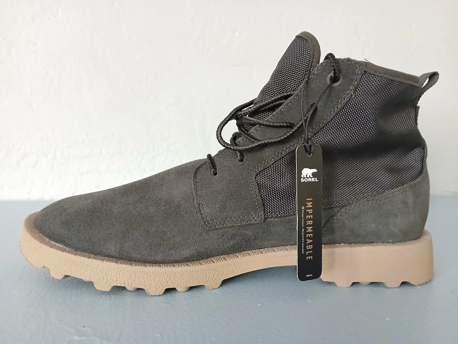 Sorel Waterproof Shoes Lace Up Men's Boots Leather Canvas Rubber Size 13