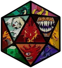 Dungeons Dragons - Limited Edition Medallion - D20 Used Very Good Toy Coll