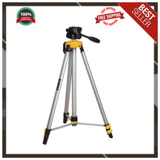 Laser Level Tripod  x 20 Thread Mount Collapsible Legs Black Silver