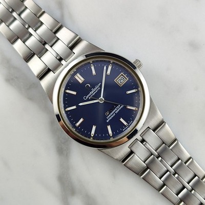 OMEGA Constellation Super Rare Blue Dial 1971 Serviced 08/2026 [REF. 168.0055]