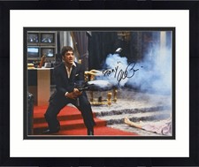 Framed Al Pacino Signed Scarface 16