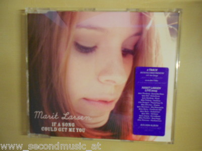 MAXI CD-- MARIT LARSEN--IF A SONG COULD GET ME YOU --2 TRACKS
