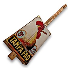 Tampa Fad Cigar Box Guitar By Matteacci's Torino Handmade In Italy