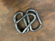 Suncor Asymmetrical S/S Spring Clip Carabiner 3" SO140-0080 316 stainless 