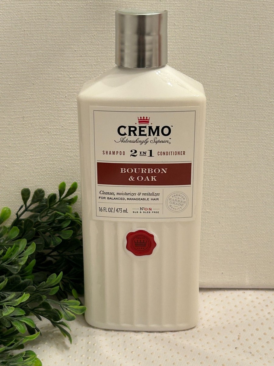 Cremo Bourbon & Oak 2 in 1 Shampoo & Conditioner 16 Fl Oz | eBay
