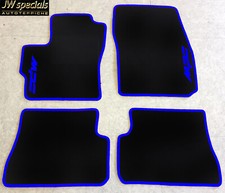 Autoteppich Fußmatten für Mazda 3 MPS BK 2003-2009 blau blau Absatzschutz 4teilg