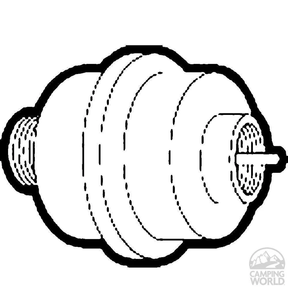 Filtro de combustible Mr Heater para calentador portátil Big Buddy aluminio galvanizado Foto 3 de 3