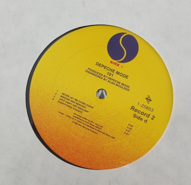 レア貴重レコード Depeche Mode 101 【公式通販】