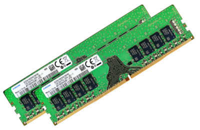 16GB ×2 DDR4 2666 Crucial 16GB DDR4 2666 MT/s (PC4-21300) UDIMM 288-Pin Memory