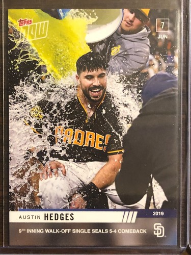 2019 Topps Now 346 Austin Hedges