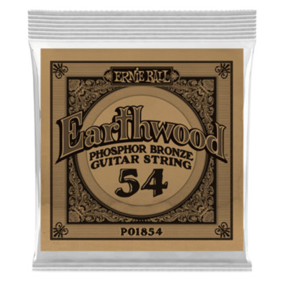 Ernie Ball Earthwood .054 Phosphor Bronze Acoustic Single