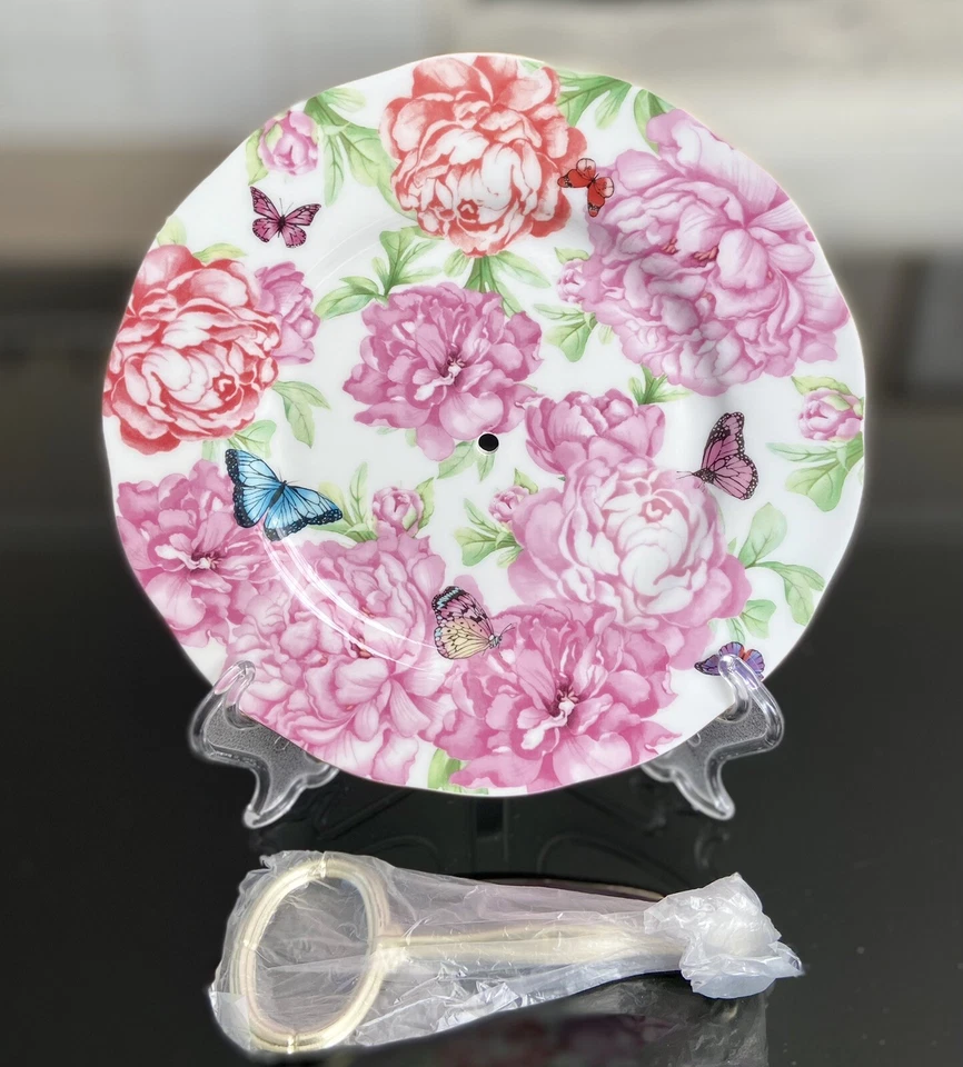Royal Albert Mirander Kerr Gratitude Cake Plate with Handle - image 2 of 4
