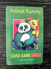Animal Rummy Card Game, 1995 Hoyle Products, Children  s Game, New/Sealed