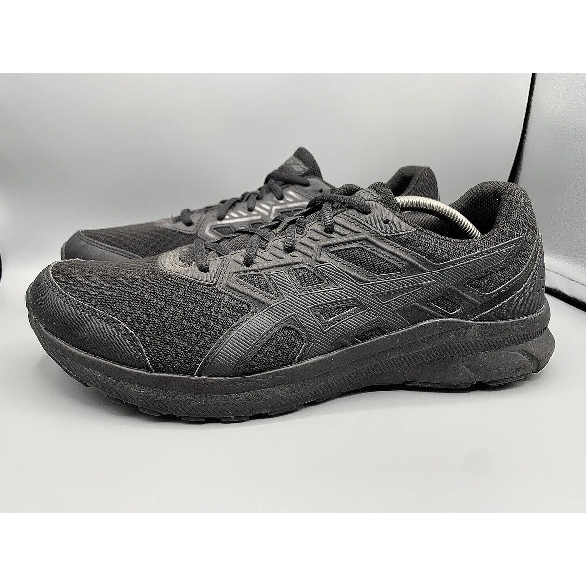 ASICS Black on Black Running Athletic Casual Work Shoes F560821