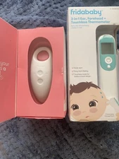 Fridababy 3-1 Touchless Thermometer + Frida mom 2-1 Location Massager BUNDLE