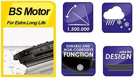 3x Front & Rear Windscreen Wiper Blades Set For Ford Fiesta MK7 08-17 26"15"12" - Bild 5 von 8
