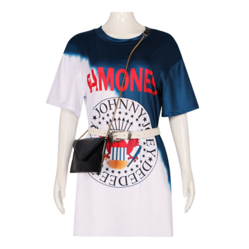 My Fault Cosplay Culpa Mia Costume Dress Graffiti Long T-Shirt Belt Bag - Picture 3 of 9