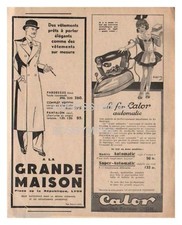 DOCUMENT  PUB : FER A REPASSER CALOR  1/ 2 page