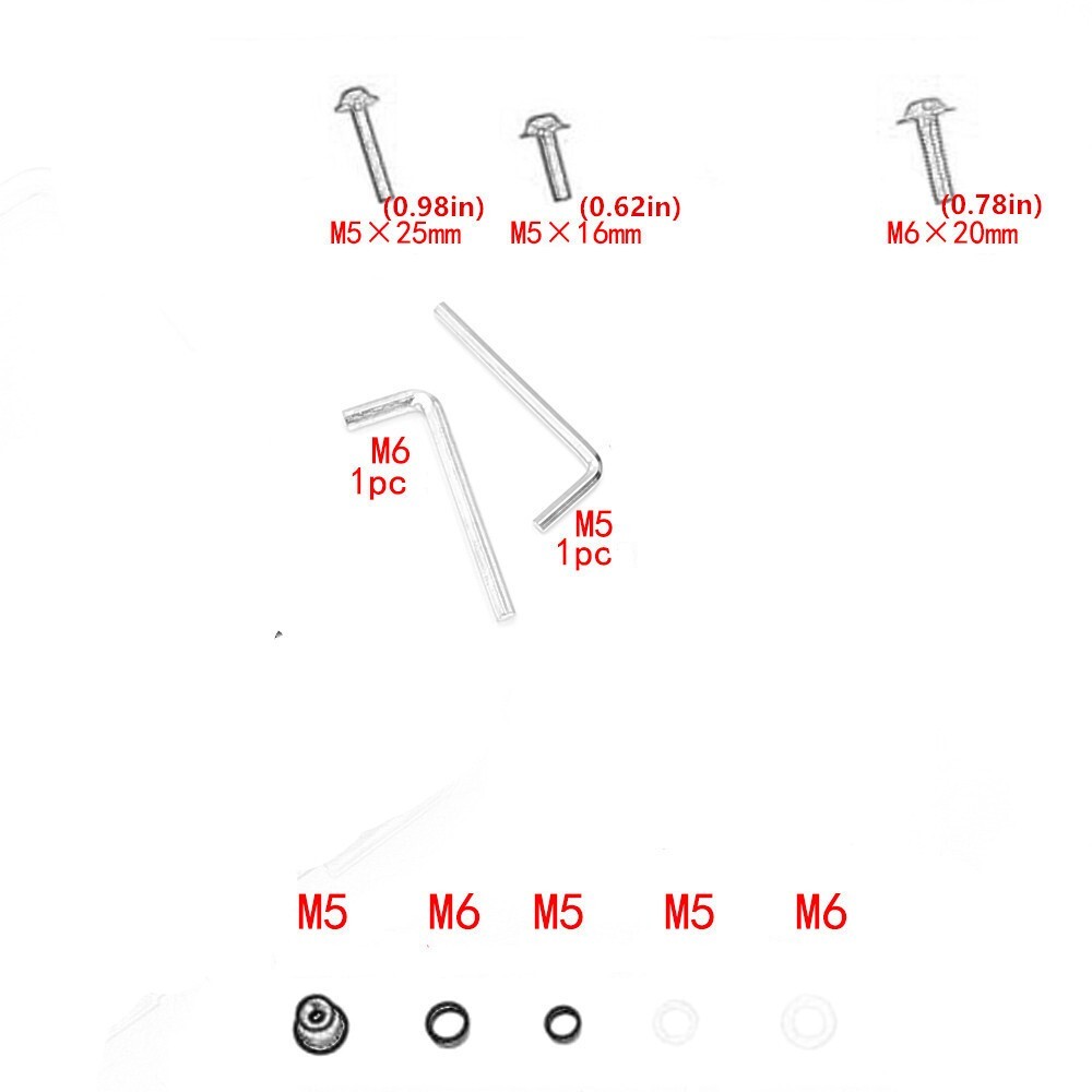 158PCS Universal Motorcycle Fairing Bolts Kit Nut Screw For Honda Suzuki Yamaha