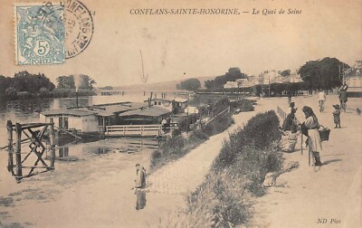 CONFLANS SAINTE HONORINE le quai de seine