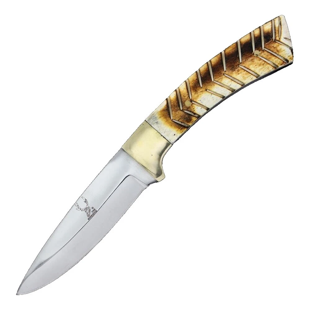 Horn Handle Hunting Collectible Fixed Blade Knives
