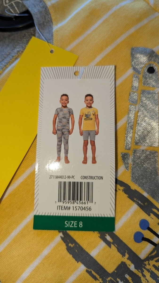 Kids Headquarters Boys 4-Piece Pajama Set - Construction Kids Headquarters Boys 4-Piece Pajama Set - Construction