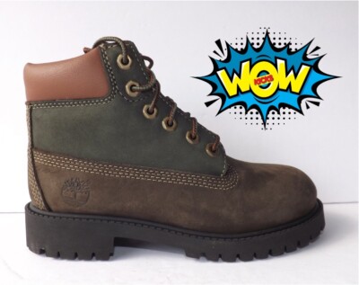 TIMBERLAND LITTLE KIDS 6 INCH PREMIUM WATERPROOF BOOTS 'BEEF