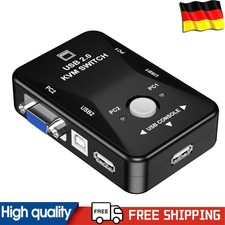 HW1701 2 Port USB Manual KVM Switch Box 2 in ...