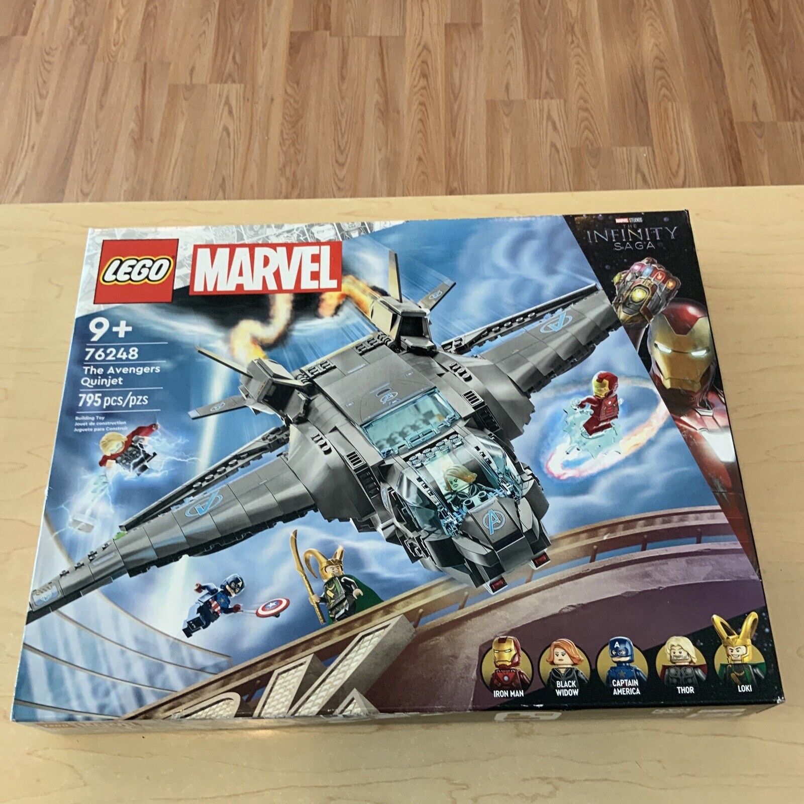 Lego 76248 Marvel The Avengers Quinjet Iron Man Thor Loki NEW SEALED