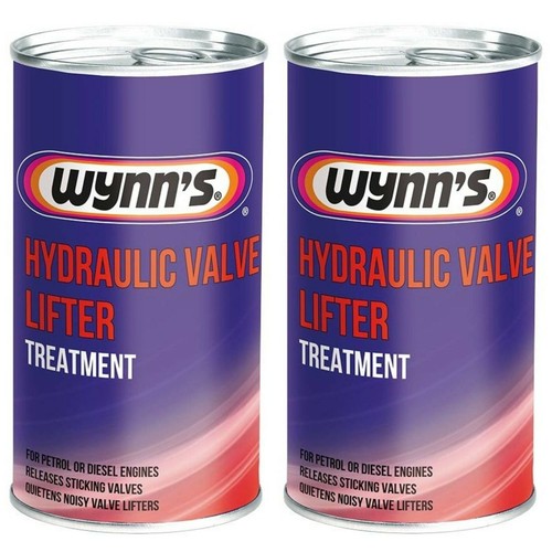 2 x Wynn's Hydraulic Valve Lifter Treatment Oil Additive Petrol Diesel