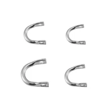 Dr.Fish Lot 100 Spinner Clevis Spoon Easy-Spin Brass Spinner Baits Assessory 