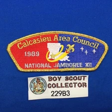 Boy Scout CSP Calcasieu Area Council Shoulder Patch 1989 Jamboree JSP