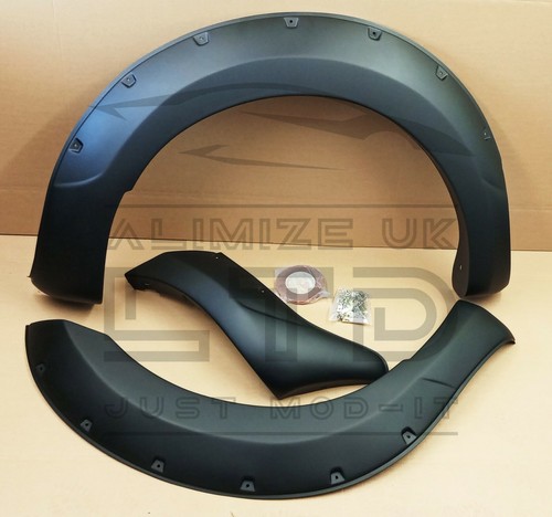 Para Ford Ranger 2012 T6 Wildtrack guardabarros bengalas arcos moldes 9 pulgadas - Imagen 6 de 9