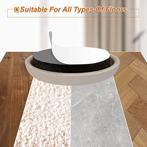 24Pcs Furniture Moving Kit Sliders Coasters for Carpet and Hardwood