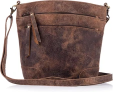 Leather Crossbody Bag for Women Purse Tote Ladies Bags Satchel Travel Tote Shoul