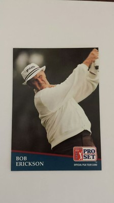 BOB ERICKSON 1991 PRO SET PGA TOUR GOLF Card # 264 C0216
