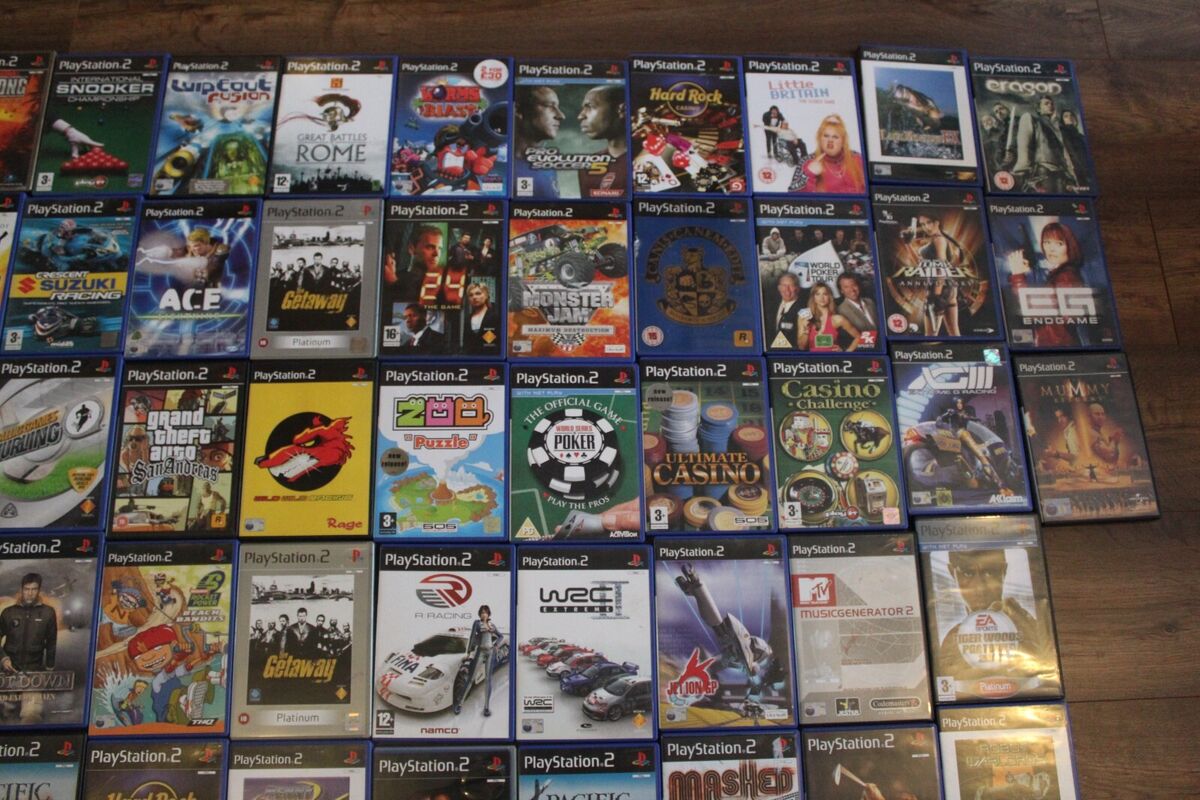 12 Games Playstation 2 (PS2) Collection - Excellent Condition With