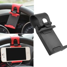 Universal Car Steering Wheel Clips Mount Holder iPhone Samsung Mobile Phone GPS 