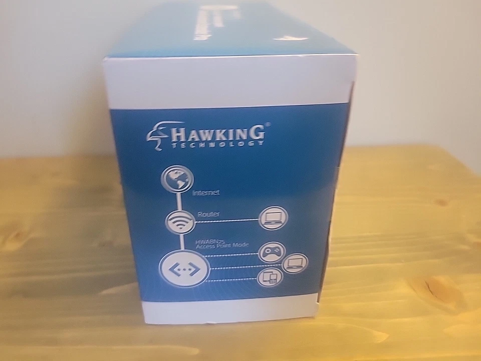 Hawking HWABN25 Hi-Gain Wireless-300N Multi-Function Extender Pro NEW SEALED - Image 2 of 4