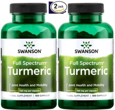 2 Pack TURMERIC (Curcuminoid) 720mg 200 Caps (2x100) Joint Health & Mobility
