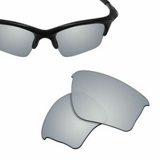 Polarized Replacement Lens for-OAKLEY Half Jacket XLJ Sunglasses Silver UVA UVB