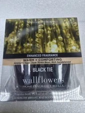 Bath & Body Works set of 2 Black Tie Wallflowers Sage Sandalwood Masculine Scent