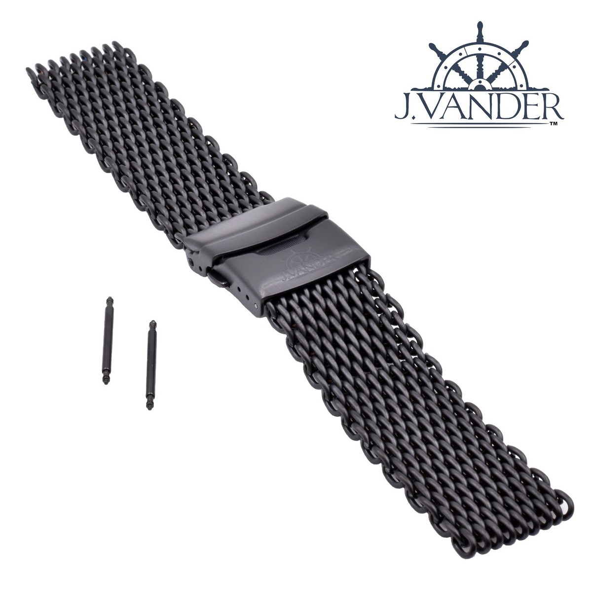 J.VANDER V.2 Shark Mesh Watch Band Thick & Heavy Milanese