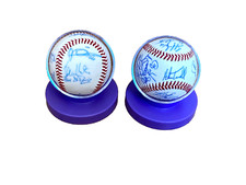 20+ Autographs ON 2 BALLS Detroit Tigers Signed , W/ Alan Trammell