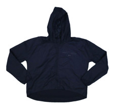 Under Armour Womens Loose Fit Hybrid Woven Full Zip Hooded Windbreaker Jacket M