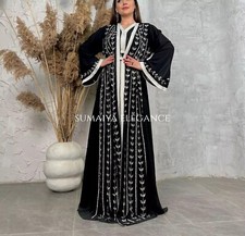 SALE New Moroccan Dubai Kaftans Farasha Abaya Dress Very Fancy Long Gown SE 1044