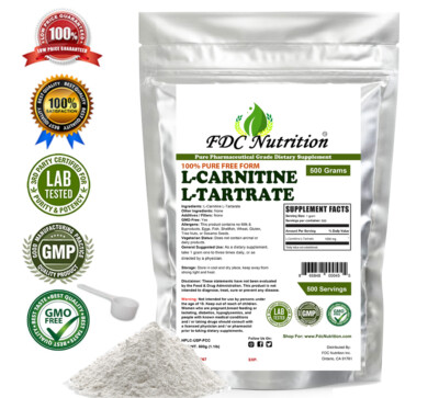 does l carnitine tartrate help with weight loss FDC NUTRITION L-Carnitine L-Tartrate Powder Improve Weight Loss