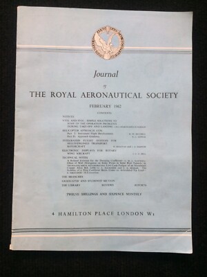 Journal of The Royal Aeronautical Society February 1962
