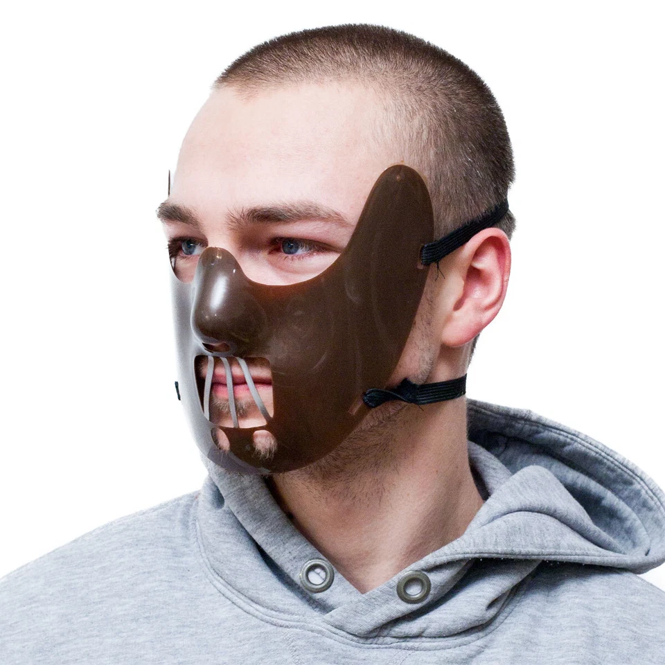 Beißer Maske für Halloween, Karneval & Horry Party für den Hannibal Lecter Look! - Bild 2 von 4