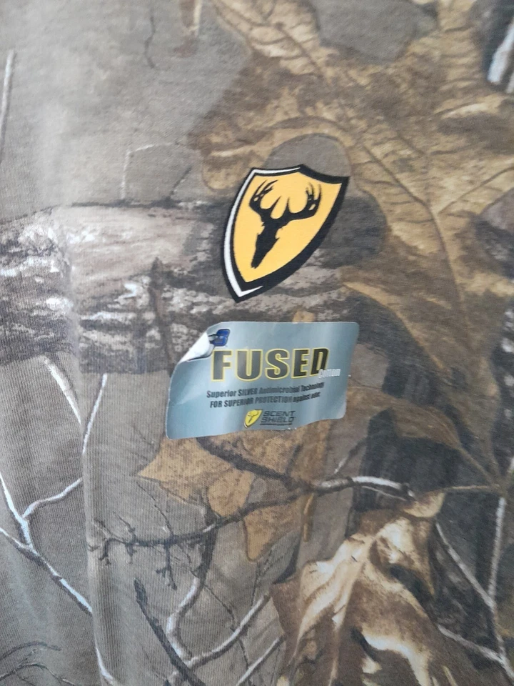 Mens Scent Blocker Camo Shirt Size 2XL New With Tags Fused Cotton - Image 2 of 4